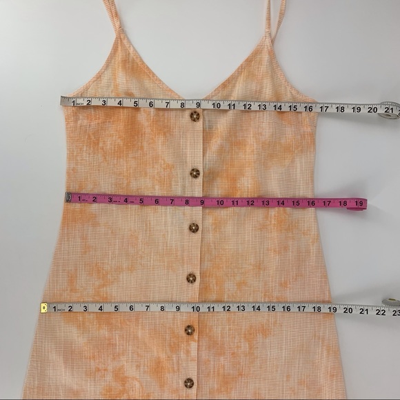 Roxy NWT Apricot Ice Wild Ties Midi Slip Dress, Small - Picture 13 of 16